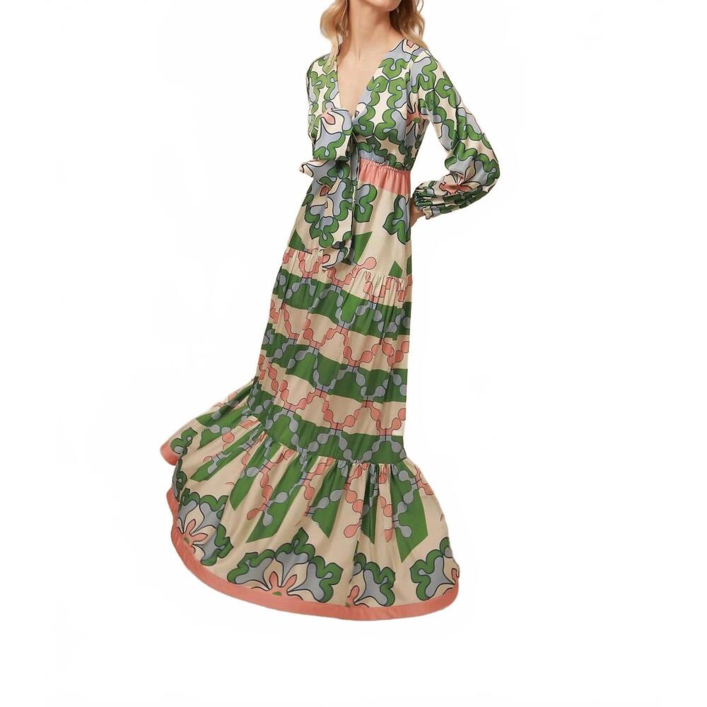 NEW LAVI floral eva maxi dress in multi
